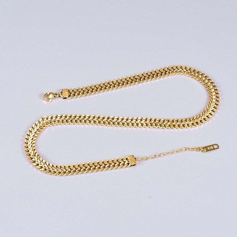 Pulsera Mujer Ajustable Tejido Grueso Oro Sello 18k Bañado-4