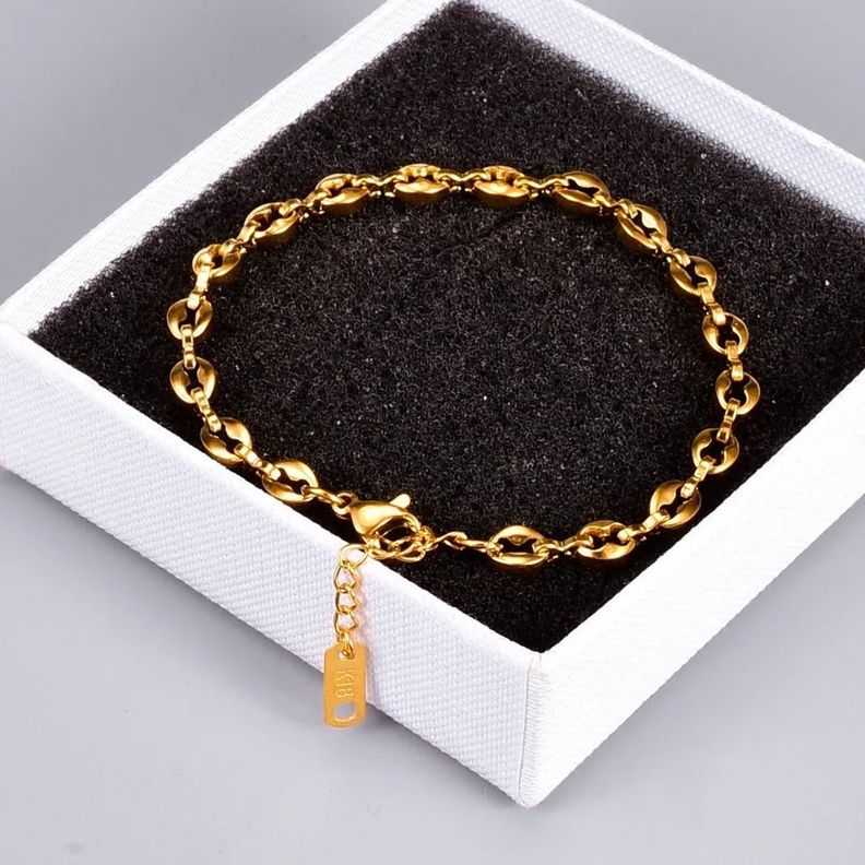 Pulsera exclusiva unisex Oro 18kt Bañado-2
