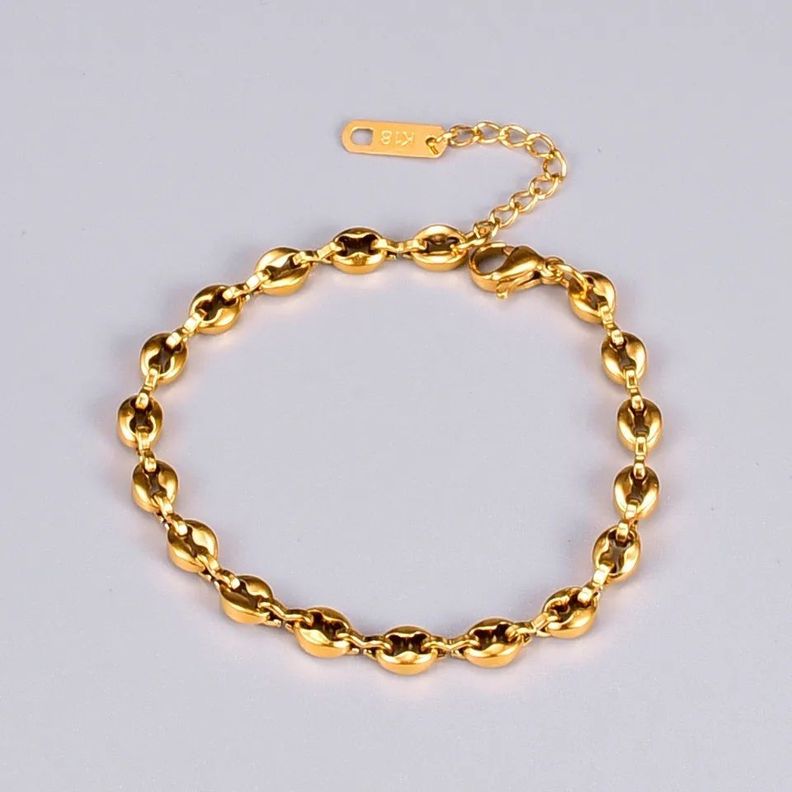 Pulsera exclusiva unisex Oro 18kt Bañado-3