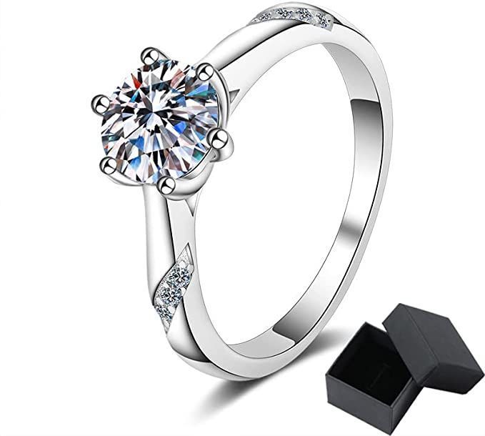 Anillo Exclusivo Compromiso Toque De Oro Blanco 18kt -0