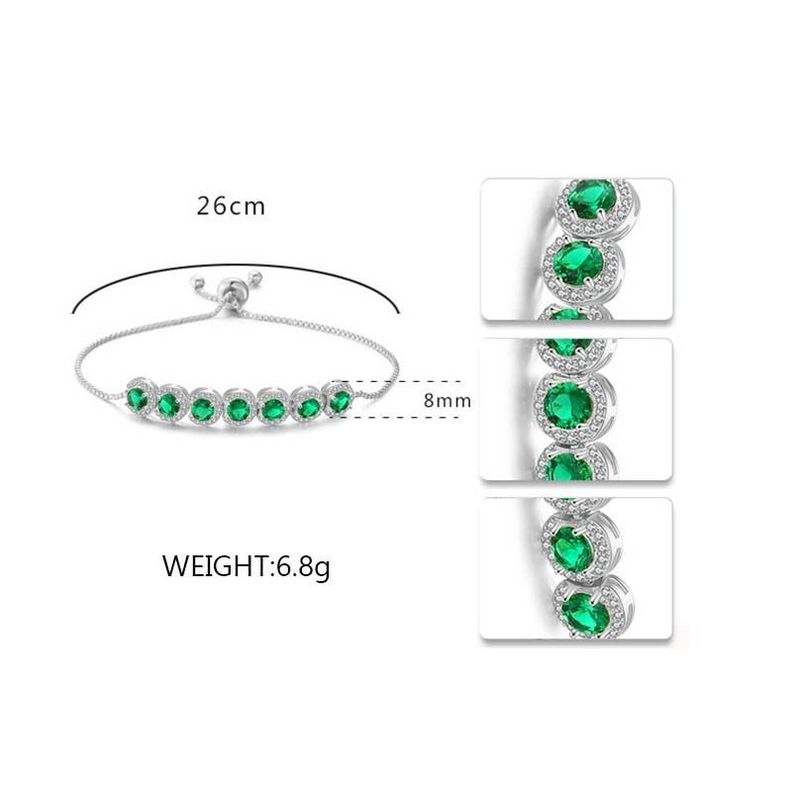 Pulsera Exclusiva Baño Oro 18kt Cristales 3 LUXURYJOYAS-1