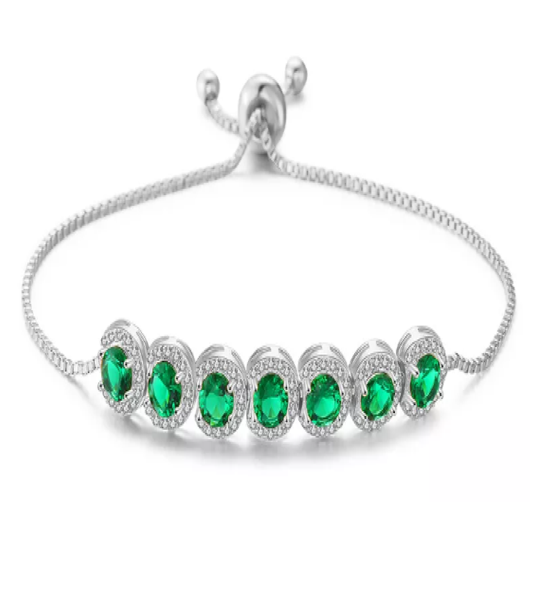 Pulsera Exclusiva Baño Oro 18kt Cristales 3 LUXURYJOYAS-0