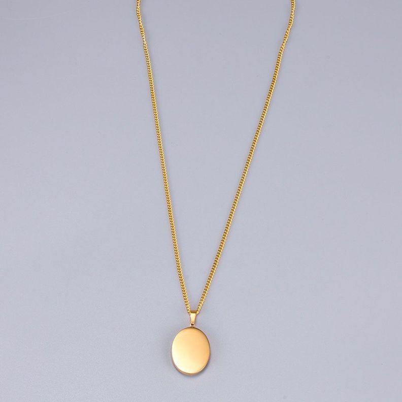 Collar Exclusivo Medalla De Ángel Oro 18kt laminado-6