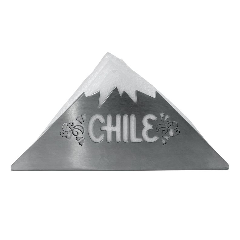 Servilletero Chile Cordillera Nevada Acero Inoxidable-1