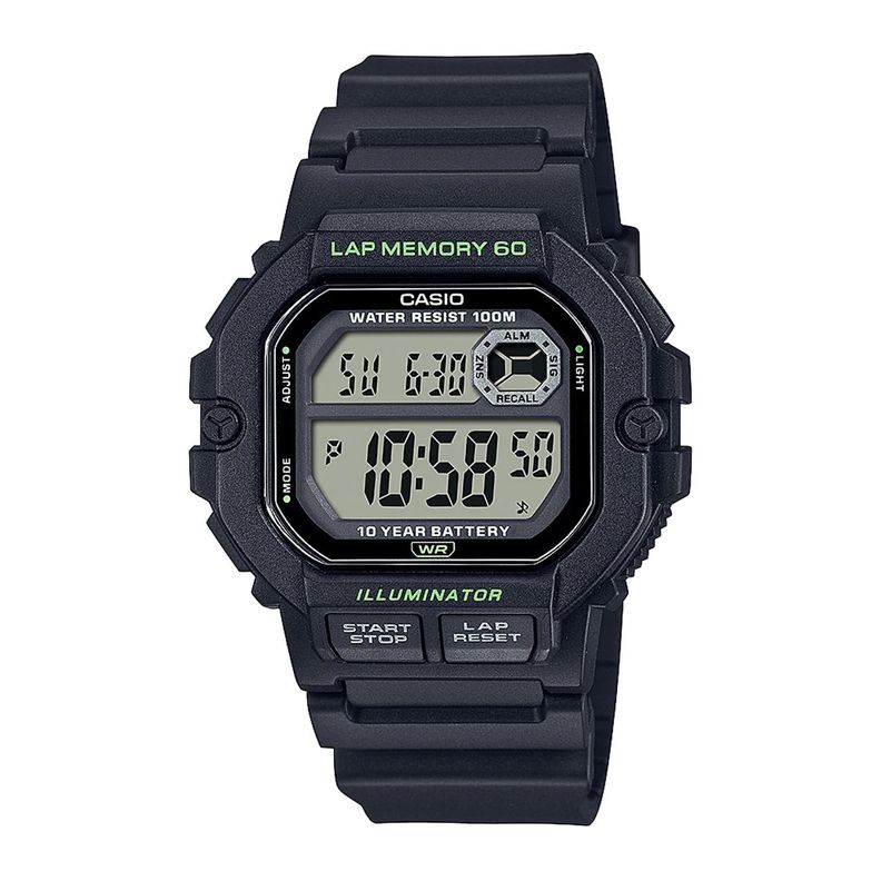 Reloj CASIO WS-1400H-1AVDF Resina Hombre Negro-0