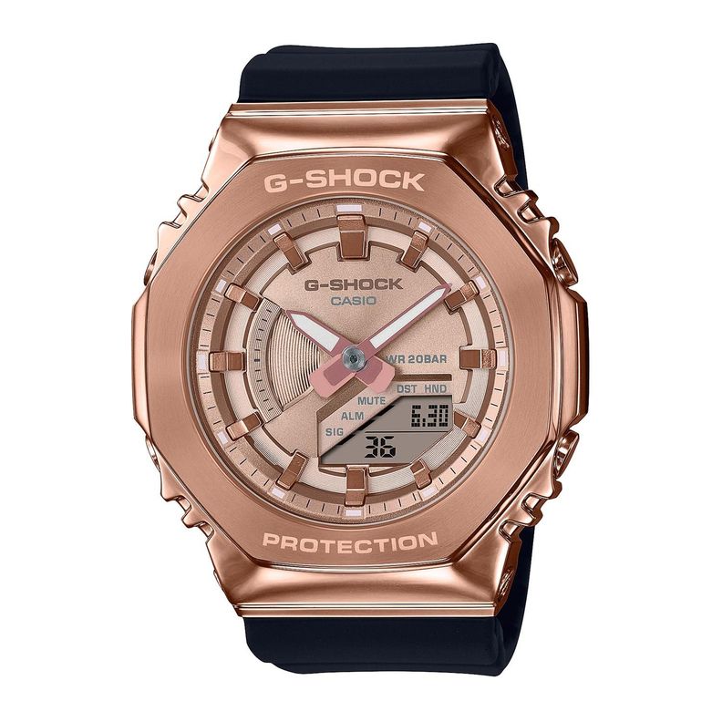 Reloj G-SHOCK GM-S2100PG-1A4DR Resina/Acero Mujer Oro Rosa-0
