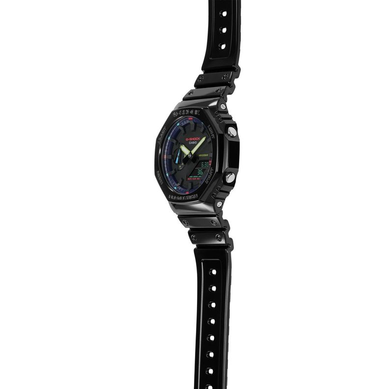 Reloj G-SHOCK GA-2100RGB-1ADR Carbono/Resina Hombre Negro-2