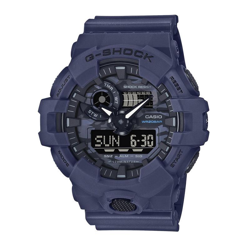 Reloj G-SHOCK GA-700CA-2ADR Resina Hombre Azul-0