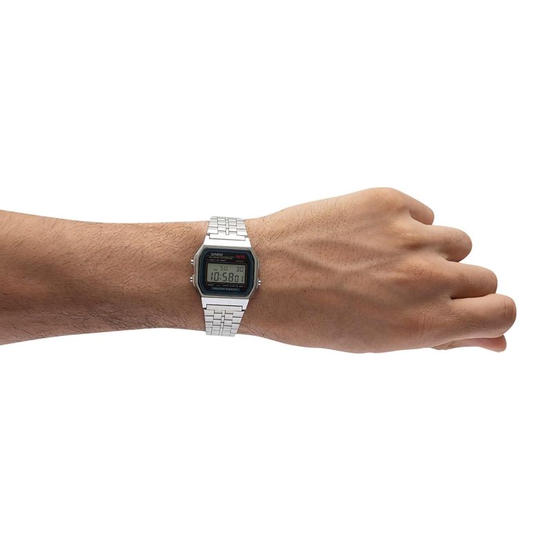 Reloj CASIO A159WA-N1DF Resina/Cromado Unisex Plateado-3
