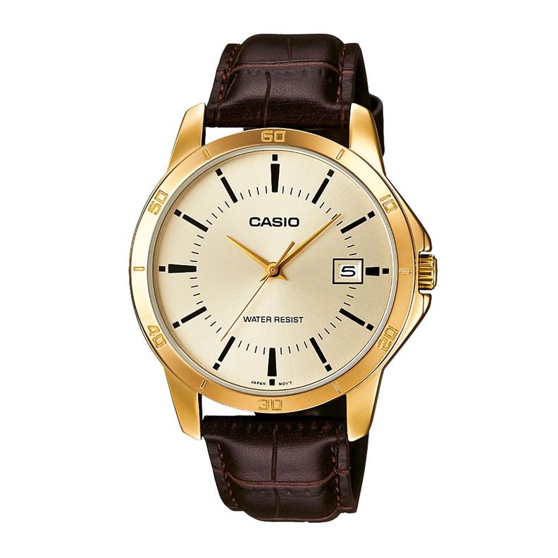 Reloj CASIO MTP-V004GL-9AUDF Acero Hombre Dorado-0
