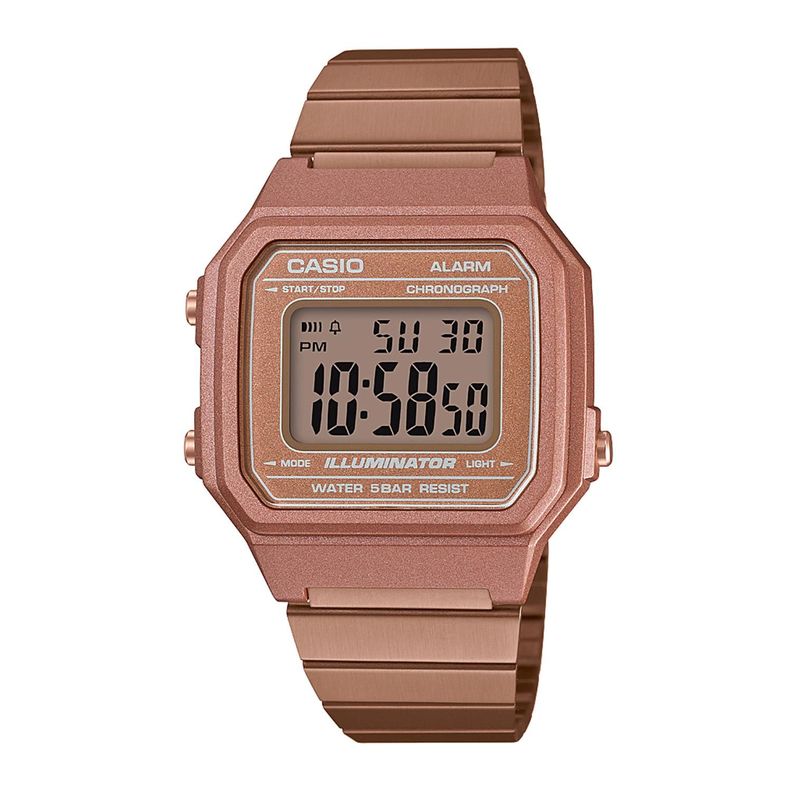 Reloj CASIO B650WC-5ADF Resina Unisex Oro Rosa-0