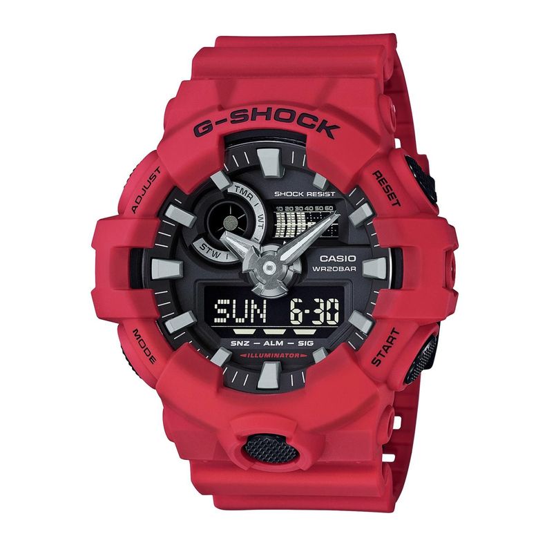 Reloj G-SHOCK GA-700-4ADR Resina Hombre Rojo-0
