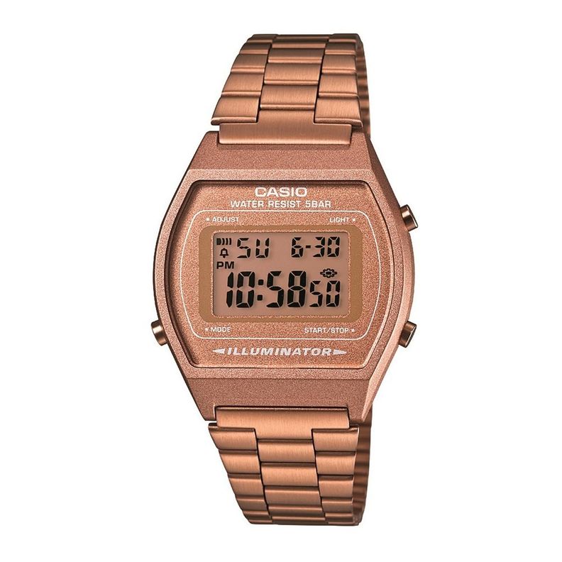 Reloj CASIO B640WC-5ADF Resina Unisex Oro Rosa-0