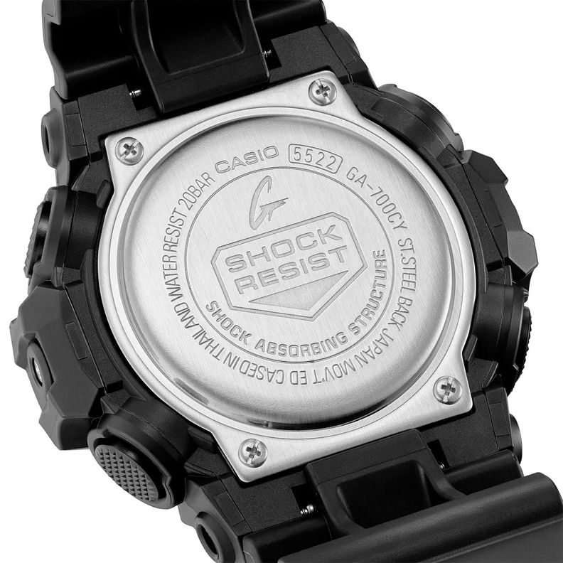 Reloj G-SHOCK GA-700CY-1ADR Resina Hombre Negro-6