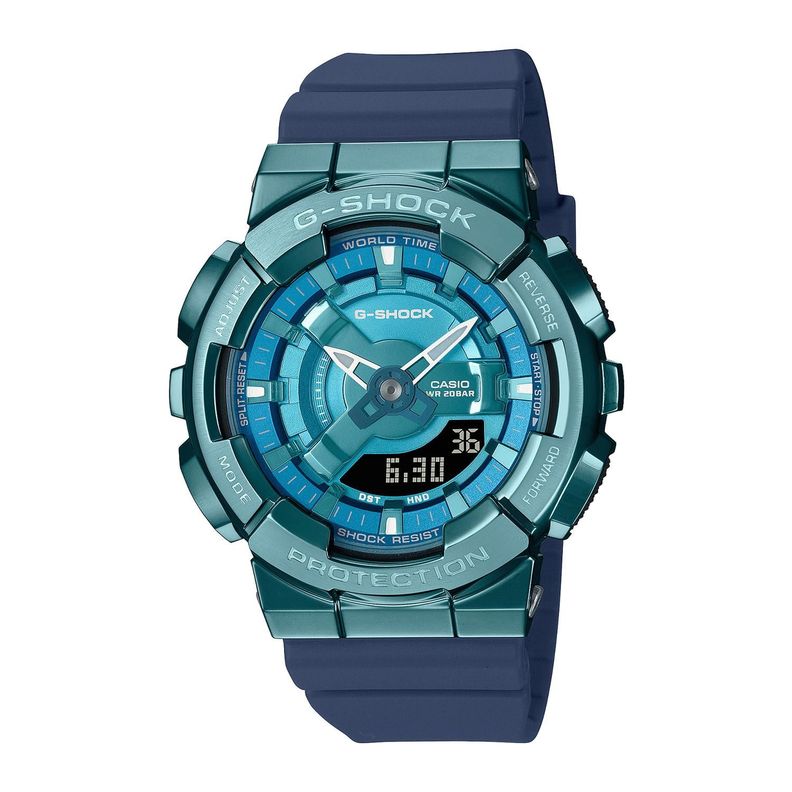 Reloj G-SHOCK GM-S110LB-2ADR Resina/Acero Mujer Azul-0