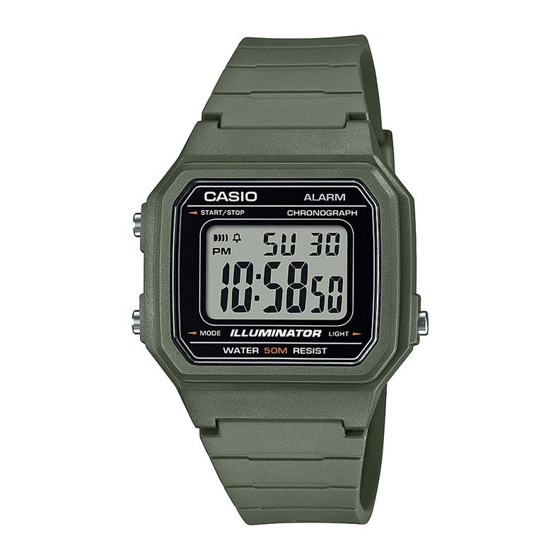 Reloj CASIO W-217H-3AVDF Resina Hombre Verde-0
