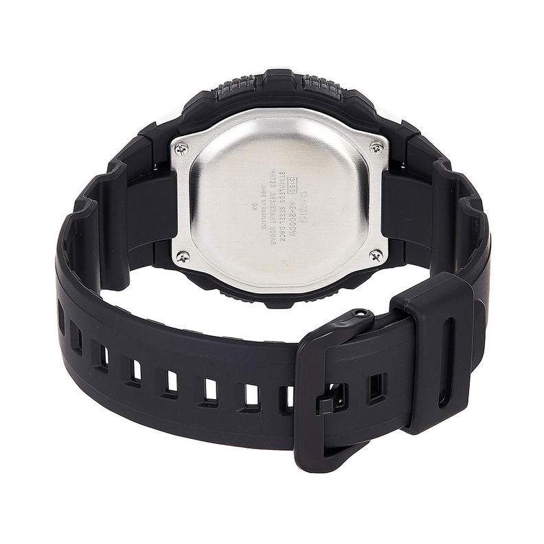 Reloj CASIO AE-2000W-1AVDF Resina/Acero Juvenil Negro/Plateado-2