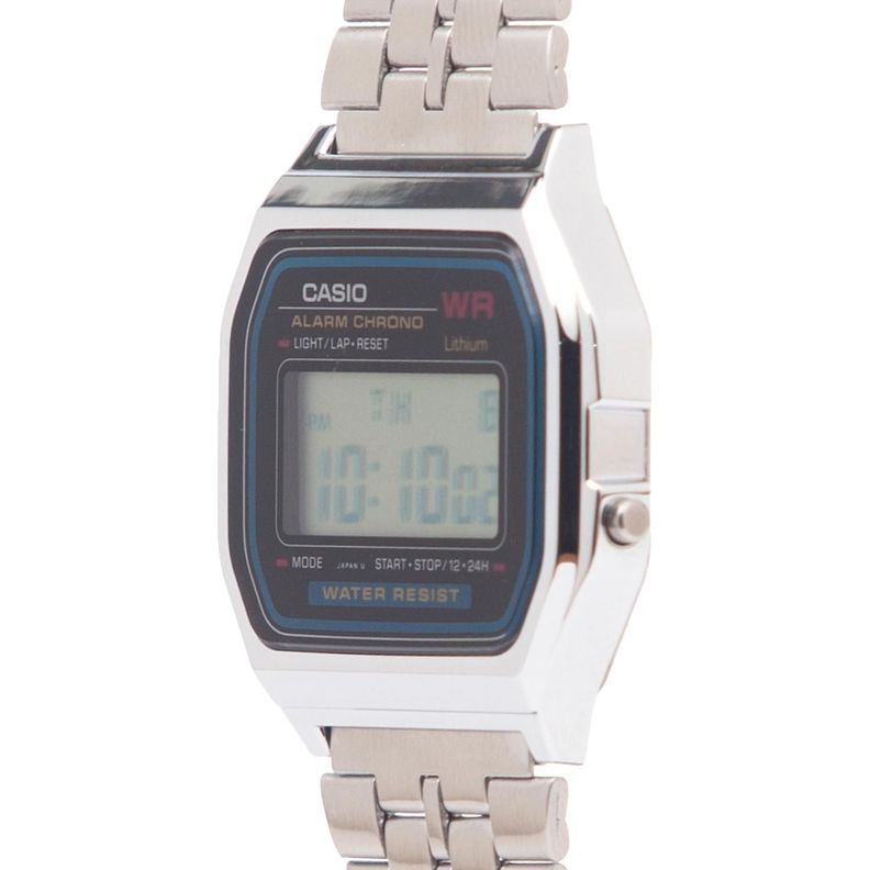 Reloj CASIO A159W-N1DF Resina/Cromado Unisex Plateado-1