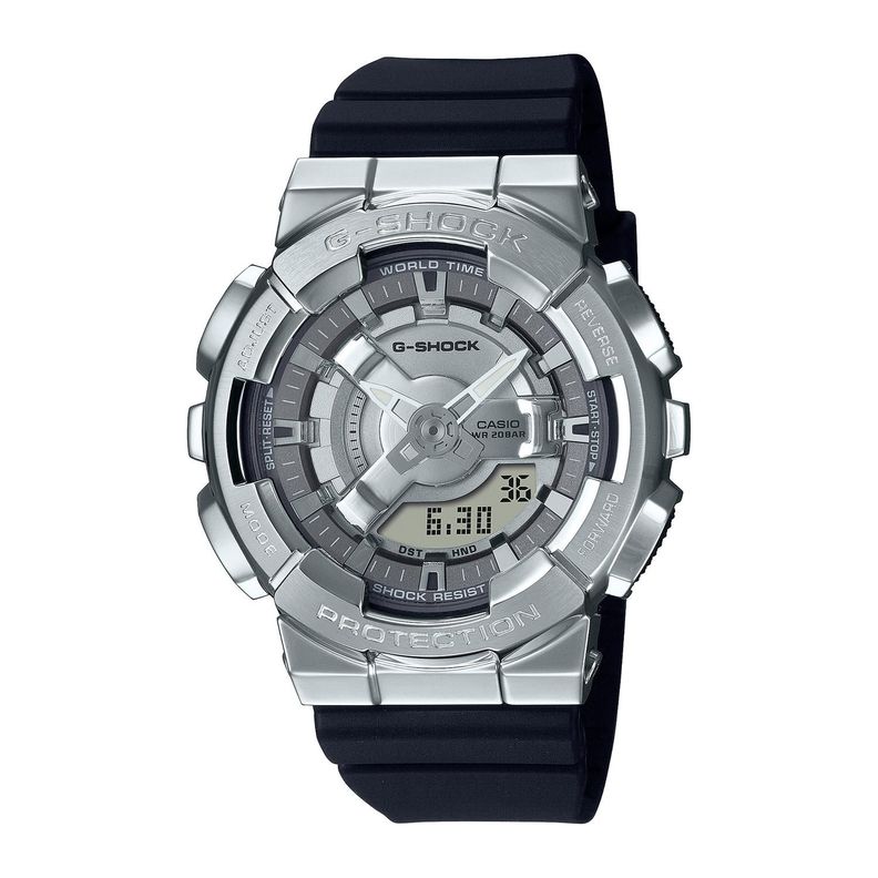 Reloj G-SHOCK GM-S110-1ADR Resina/Acero Mujer Plateado-0
