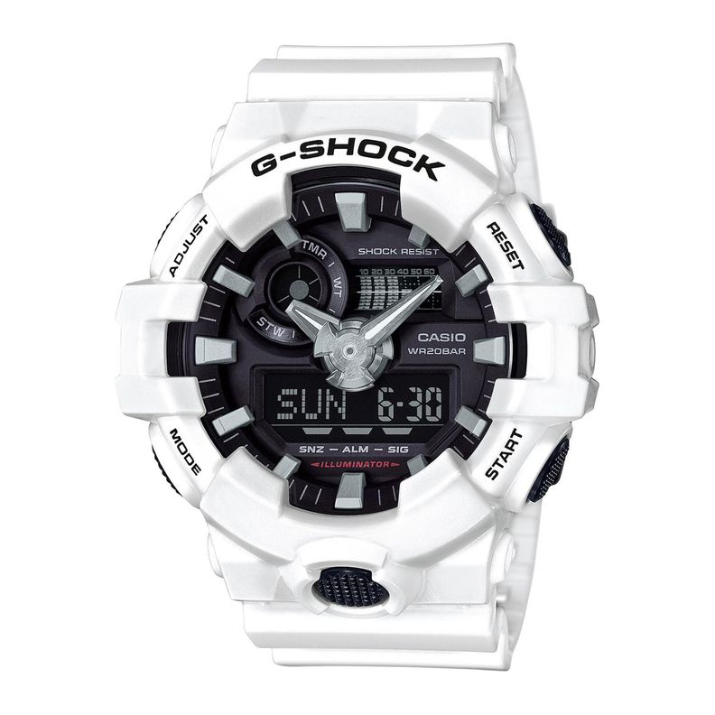 Reloj G-SHOCK GA-700-7ADR Resina Hombre Blanco-0