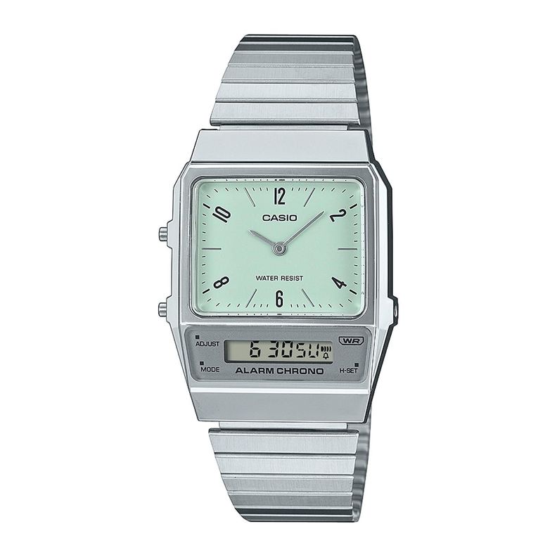 Reloj CASIO AQ-800E-3ADF Resina/Cromado Juvenil Plateado-0