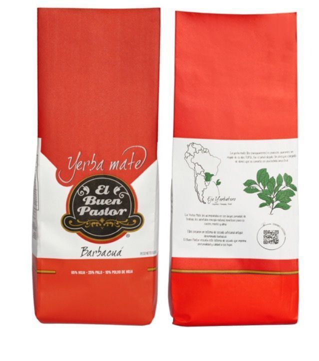 Yerba Mate El Buen Pastor Tradicional Barbacuá 500g sin gluten-0