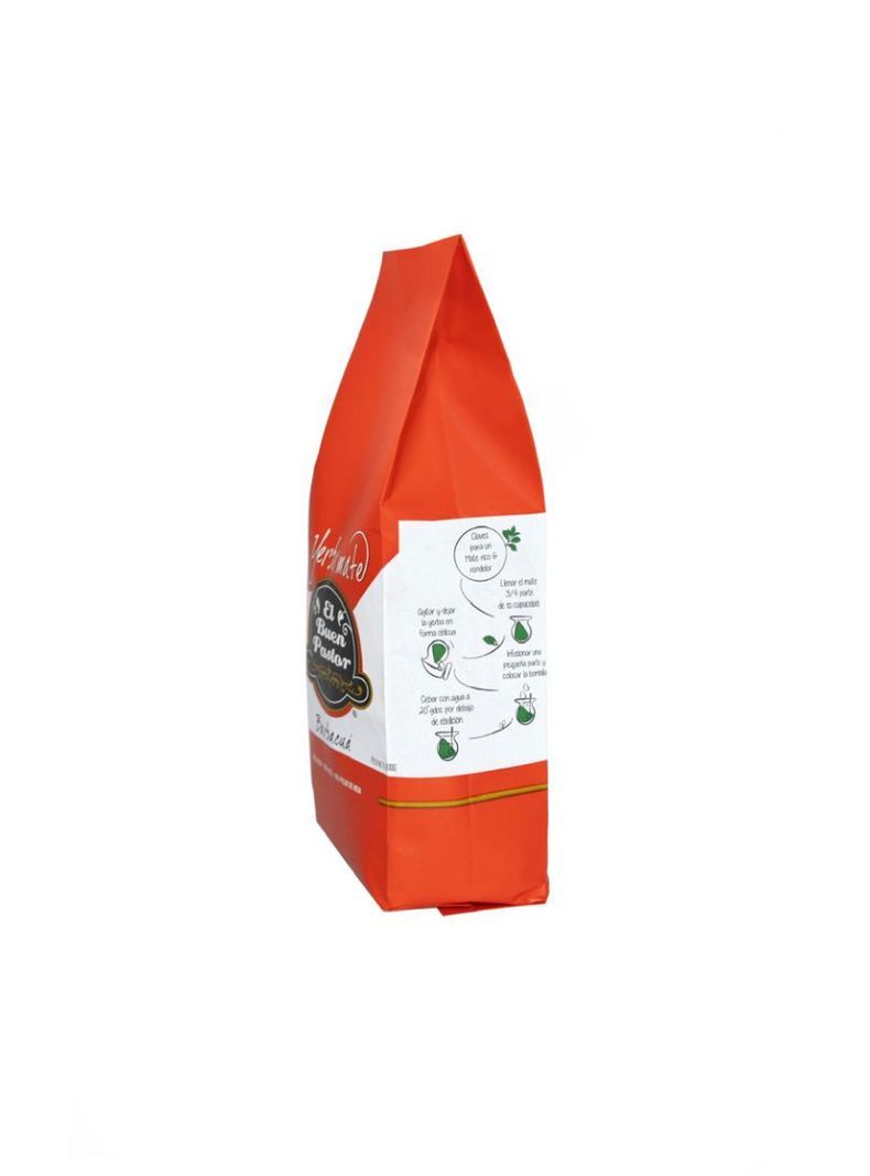 Yerba Mate El Buen Pastor Tradicional Barbacuá 500g sin gluten-1
