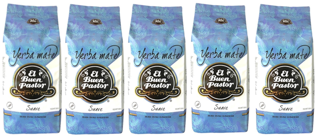 Pack x 5 Yerba Mate El Buen Pastor Tradicional Suave 500G Sin gluten-0