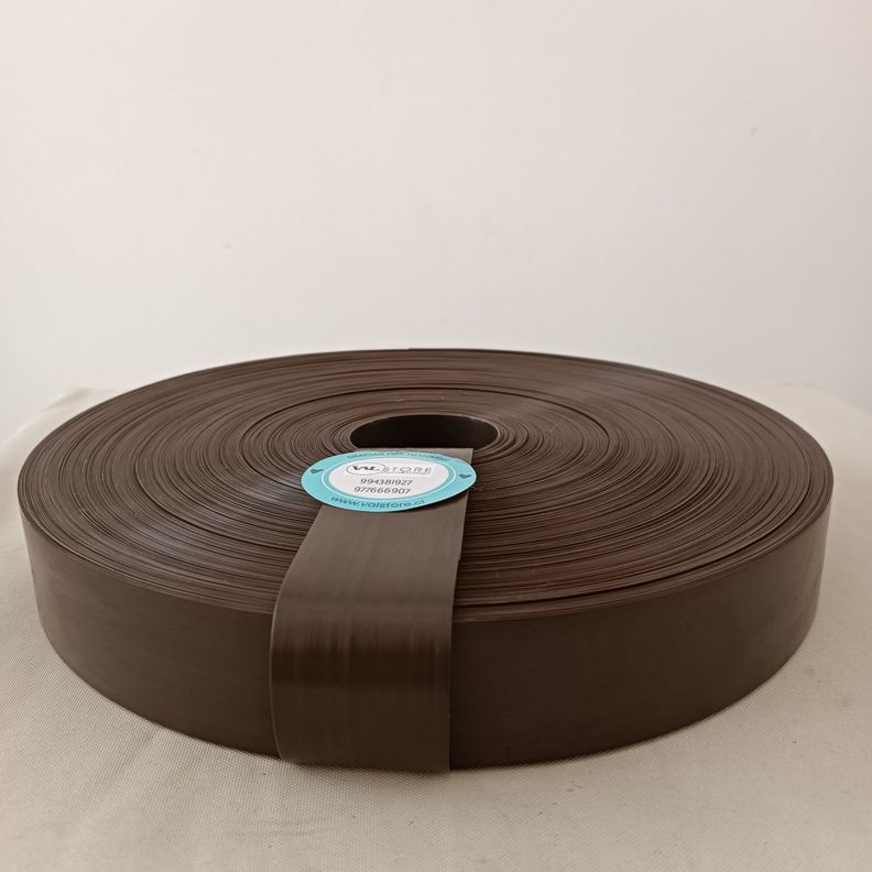 Cinta Plástica Cubre Cercos Café Para 3 M2 Incluye Broches-2