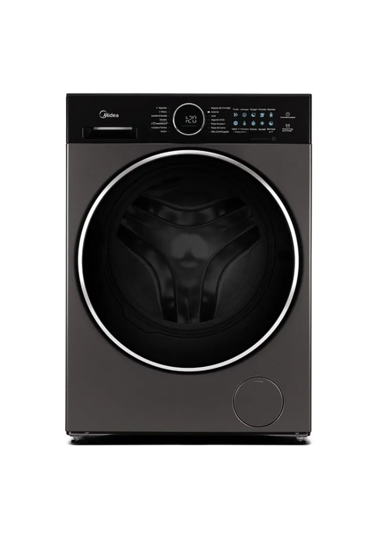 Midea Lavadora/Secadora Perfect Fit Titanium 12/10 KG Heat Pump Midea