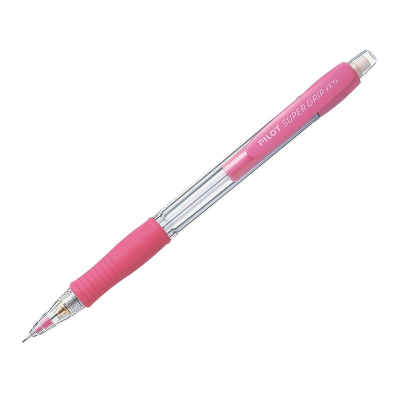 Portaminas Super Grip H185 0.5mm Rosado Pilot-0