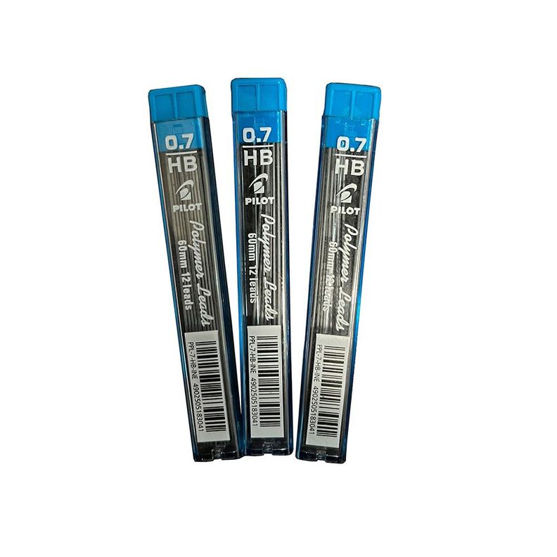 Set 3 Tubos Minas HB 0.7mm  Pilot-0