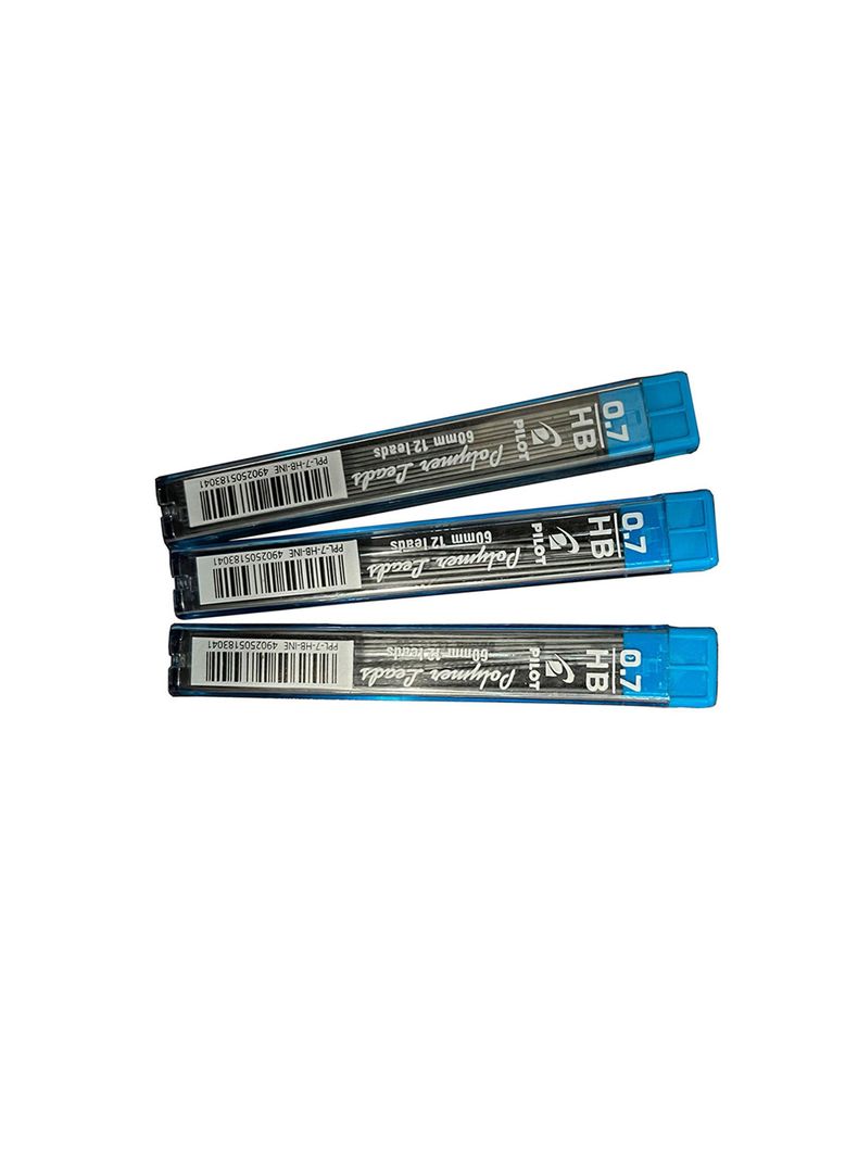 Set 3 Tubos Minas HB 0.7mm  Pilot-1