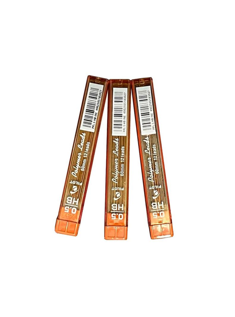 Set 3 Tubos Minas HB 0.5mm Pilot-1