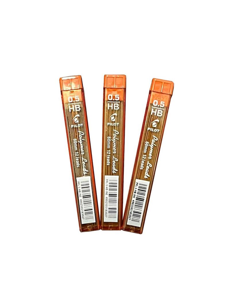 Set 3 Tubos Minas HB 0.5mm Pilot-0