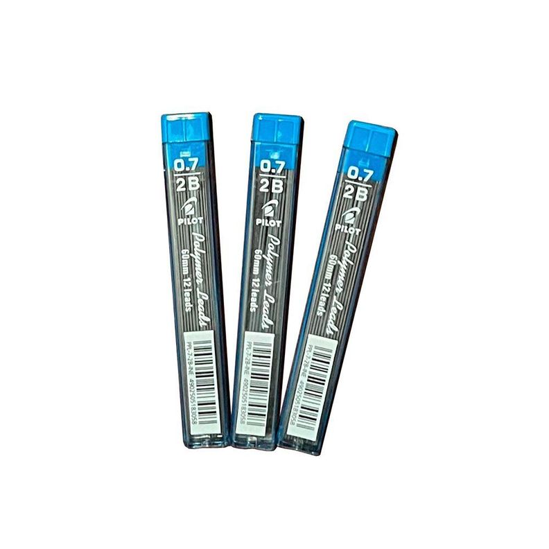 Set 3 Tubos Minas 2B 0.7mm  Pilot-0