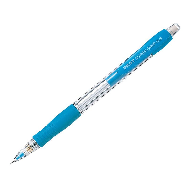 Portaminas Super Grip H185 0.5mm Celeste Pilot-0