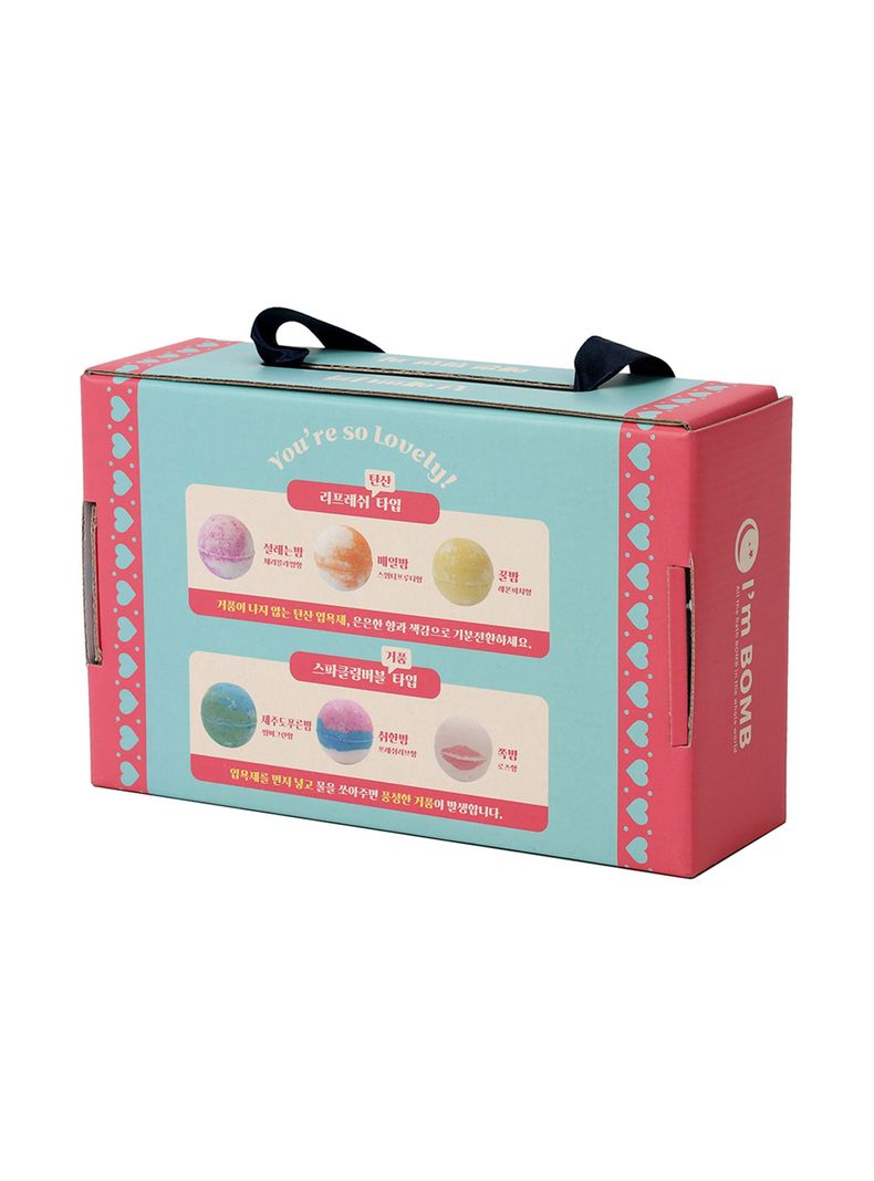 Set De 6 De Bombas De Tina Con Aroma Lovely 120g Im Bomb-1