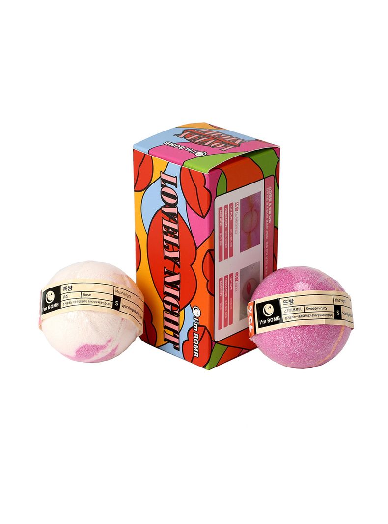 Set De 2 Bombas De Tina Con Aroma Lovely Night 120g Im Bomb-0