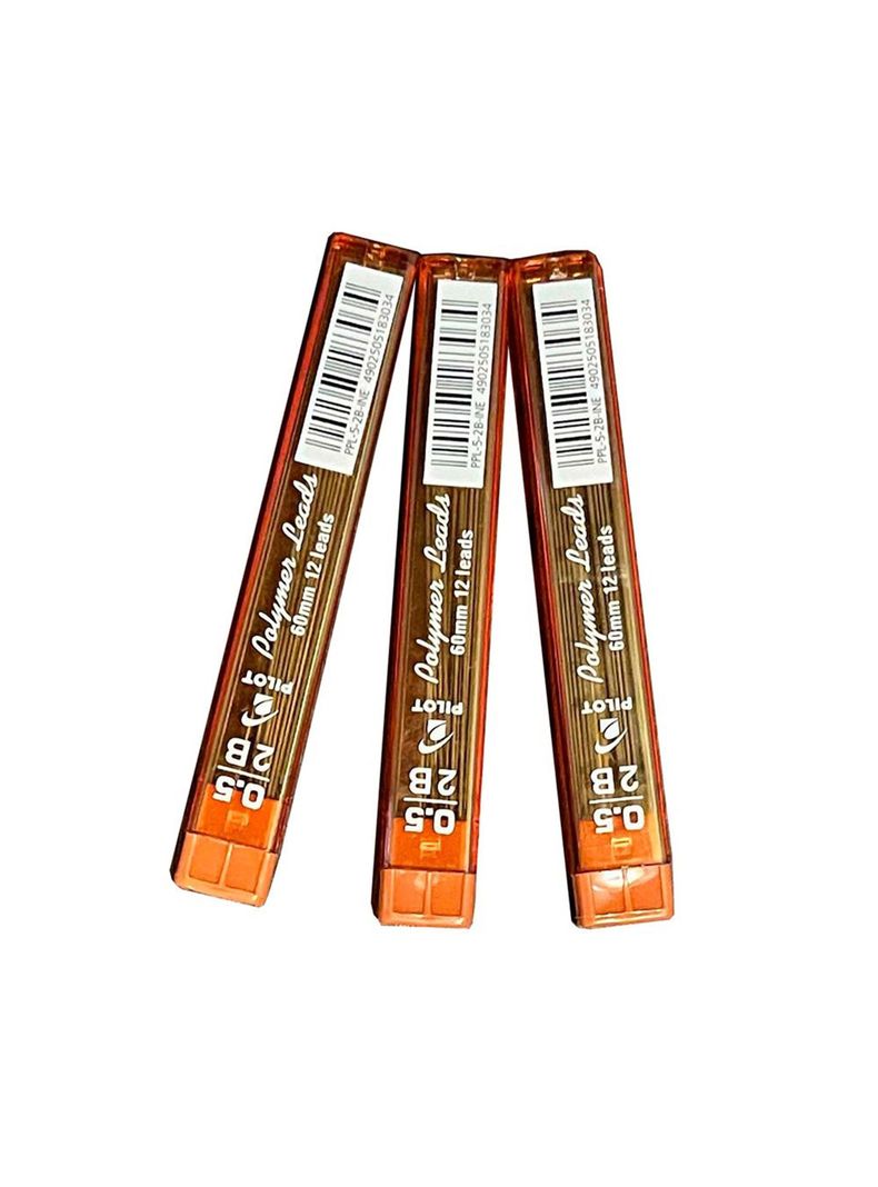 Set 3 Tubos Minas 2B 0.5mm Pilot-0