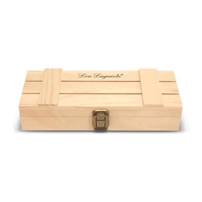SET 4 CUCHILLOS CARNE VOLCANO LAGUIOLE, CAJA MADERA-3