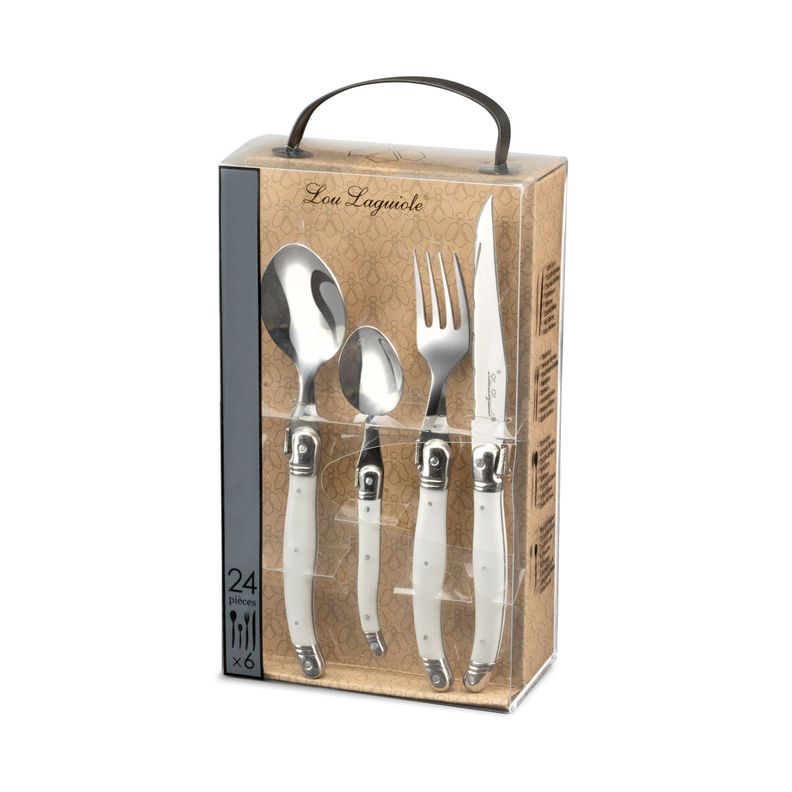 JUEGO CUCHILLERIA PERLA TRADITION LAGUIOLE, 6 PERSONAS, 24 PZ-3