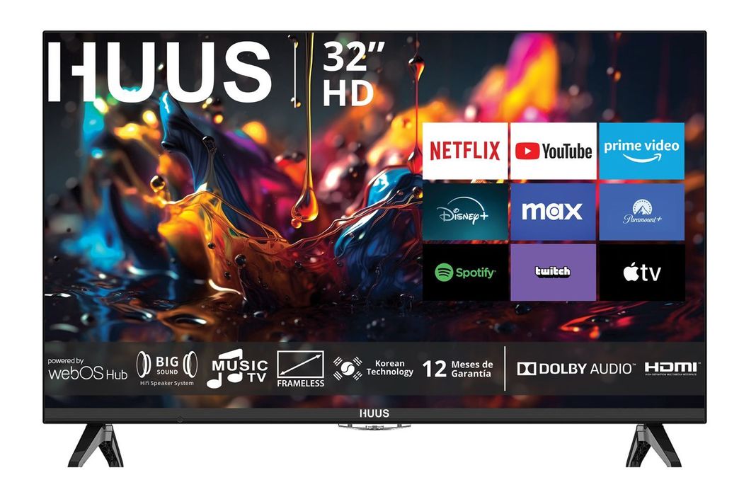 Led 32" HUUS Smart TV HD WebOS Powered By LG-0