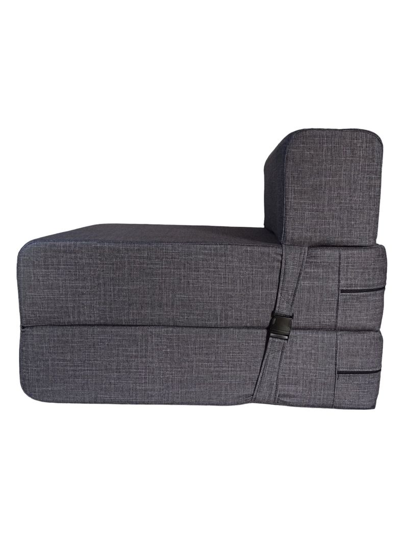 SOFA CAMA  DE ESPUMA DE 65CM GRIS-1