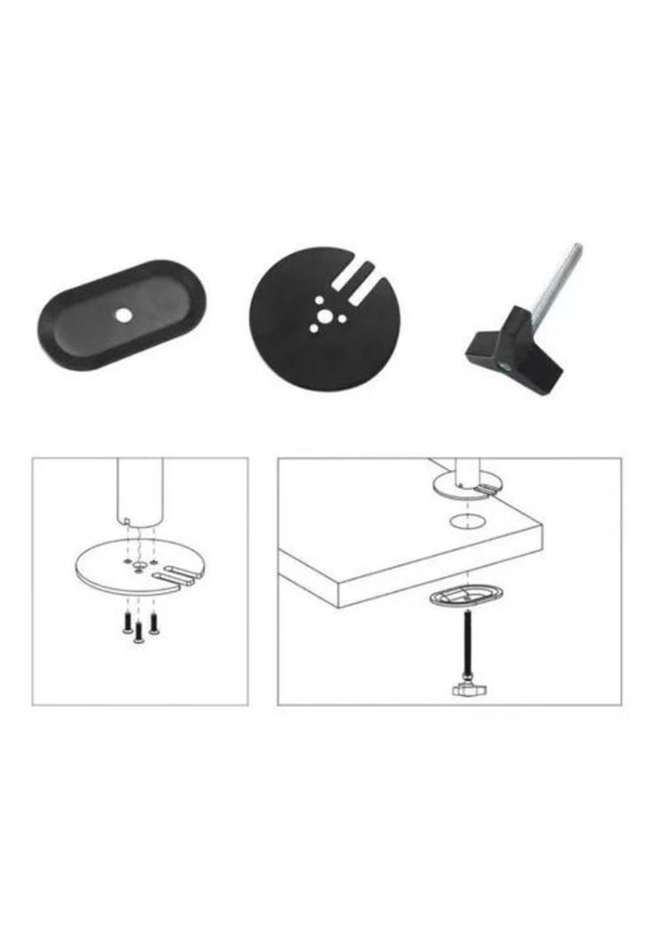 Soporte para monitor y notebook brazo articulado de escritorio-4