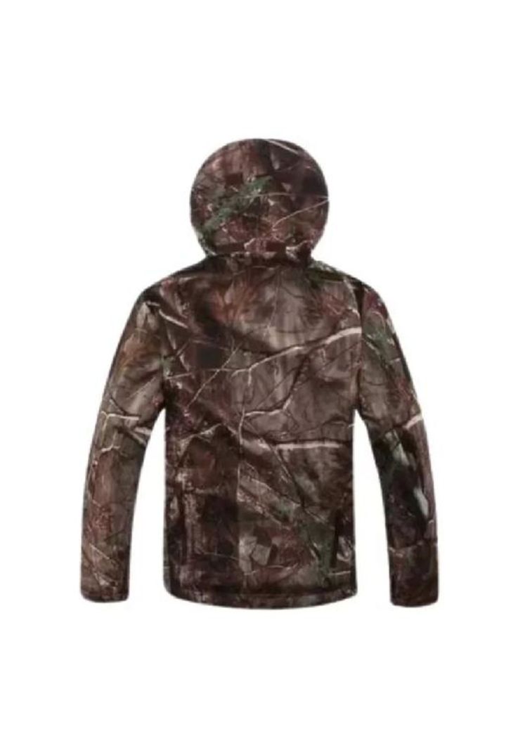 Chaqueta softshell táctica militar con capucha impermeable, talla XXXL-2