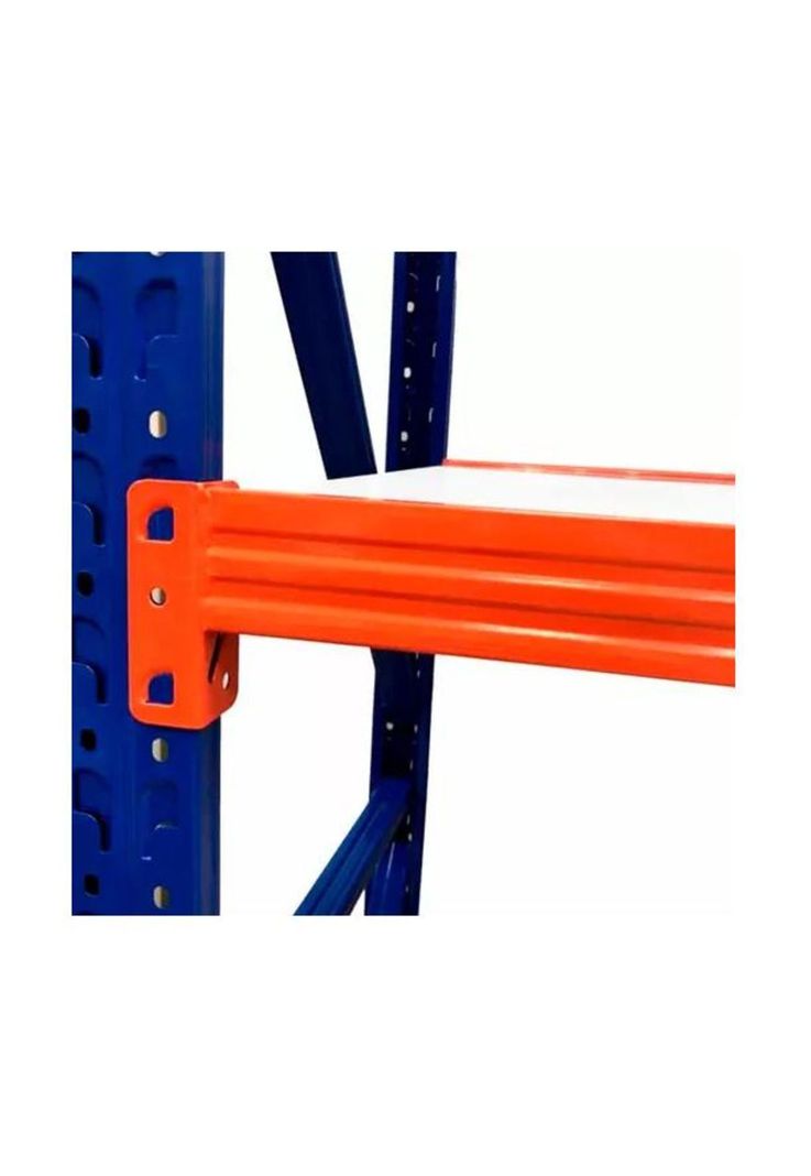 Estante Metálico Rack 200x200x60cm Sin Pernos Soporta 800kg Color Azul-2