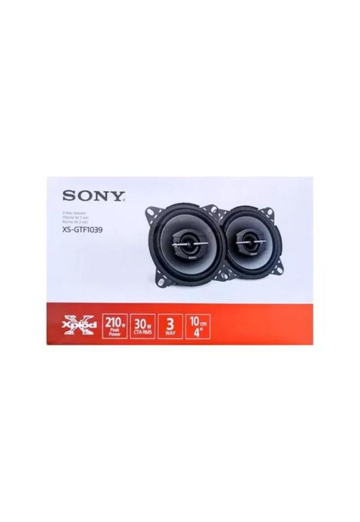Parlantes de 3 vías 10cm XS-GTF1039 Sony, color negro-0