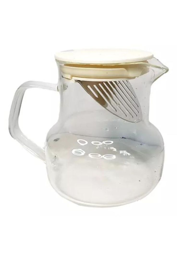 Tetera de Vidrio - Para Floración, Hojas Sueltas, Té y Frutos Secos-0