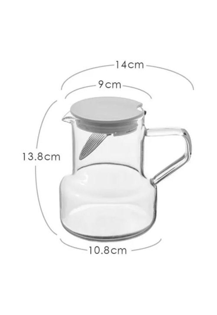 Tetera de Vidrio - Para Floración, Hojas Sueltas, Té y Frutos Secos-1